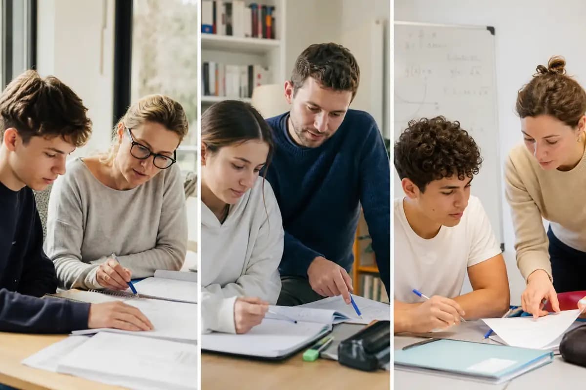 Cours particulier à domicile avec un professeur Groupe Réussite