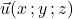 \vec{u}(x\,;y\,;z)