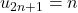 u_{2n+1}=n