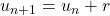 u_{n+1}=u_n+r