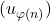 (u_{\varphi(n)})