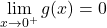\lim\limits_{x \to 0^+} g(x) = 0
