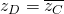 z_{D}=\overline{z_{C}}