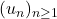 (u_n)_{n\geq1}