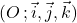 (O\,;\vec{i},\vec{j},\vec{k})