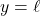 y = \ell