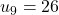 u_9=26