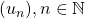 (u_n), n\in \mathbb{N}