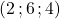 (2\,;6\,;4)