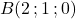 B(2\,;1\,;0)