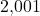 2{,}001