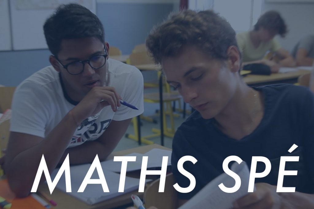 Cours en ligne Maths spé Groupe Réussite