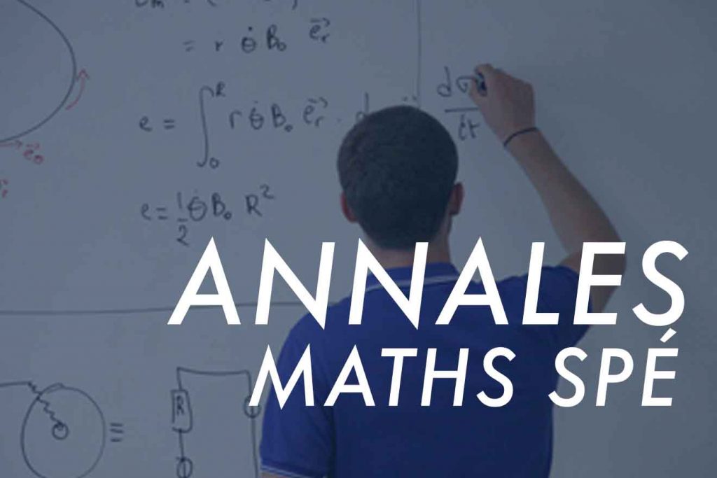 Annales maths spe