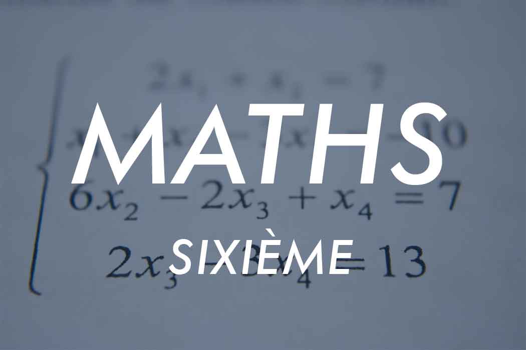 programme maths en 6eme