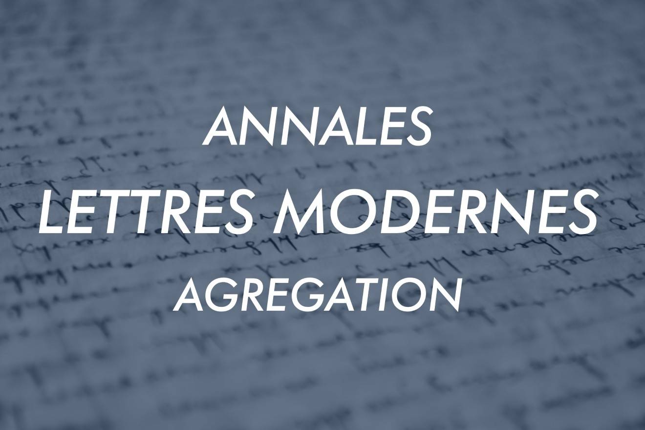 lettres modernes agregation