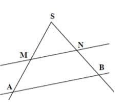 triangle exercice theoreme thales
