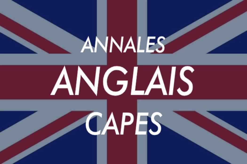 annale capes anglais