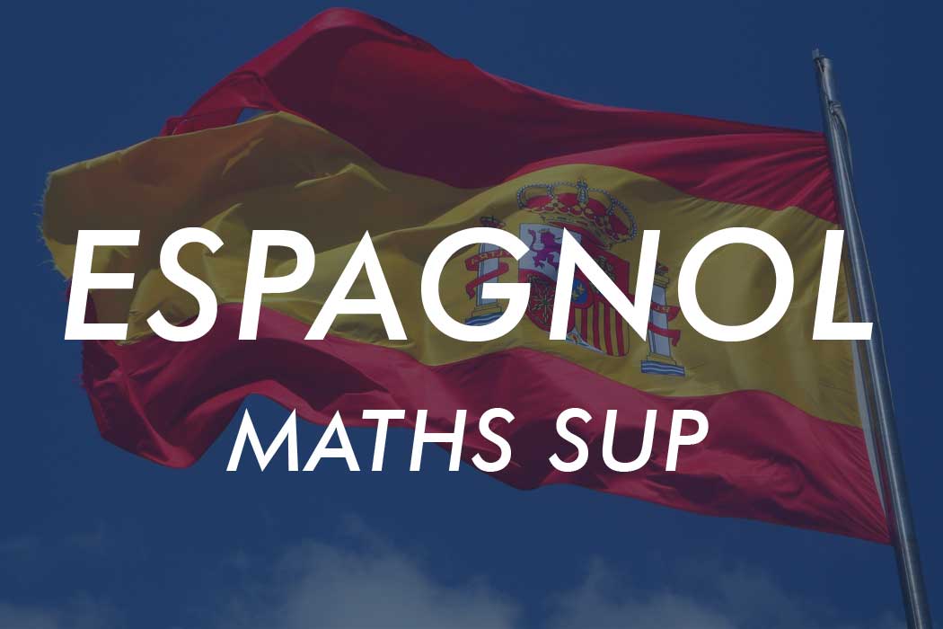 Cours en ligne d'espagnol en Maths Sup