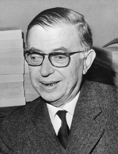 Photo portrait Jean Paul Sartre