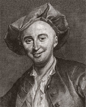 Portrait Julien Offray de La Mettrie philosophe