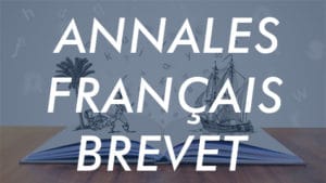 Annales Brevet : Maths, Français, Histoire, Physique Chimie