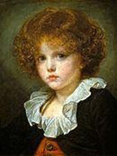 Tableau de Jean-Baptiste Greuze, Le petit Garçon au gilet rouge