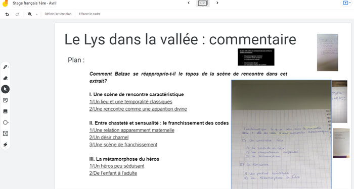 Outils cours en ligne en français
