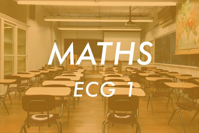 Maths ecg1
