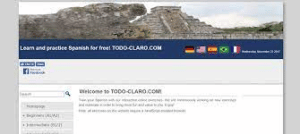 Site todo claro pour apprendre l'espagnol 