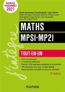 manuels maths cpge