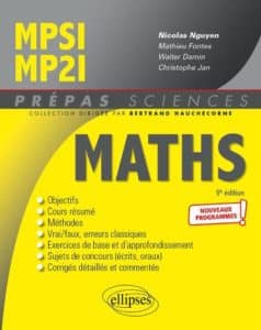 livres maths prépa scientifique