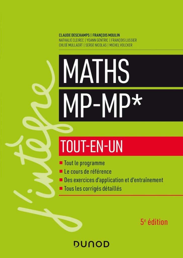 Mp Math Standards Meilleurs livres de maths en maths spé MP PC PSI PT MPI BCPST