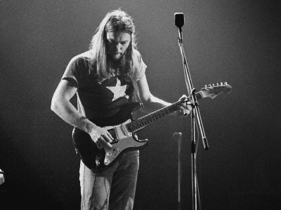 David Gilmour guitariste connu