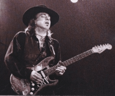 Stevie Ray Vaughan guitariste connu