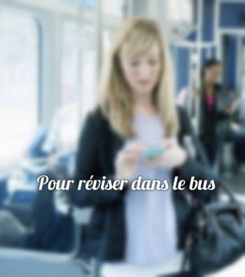 prepapp réviser dans le bus