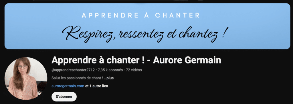 chaînes YouTube pour progresser en chant