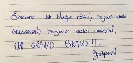 Avis sur les stages en prépa de Groupe Réussite par Gaspard