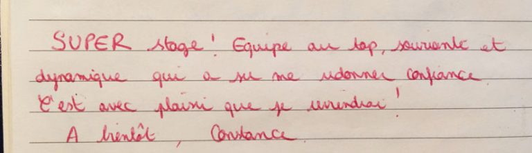 Avis de Constance sur les stages en prépa HEC Groupe Réussite
