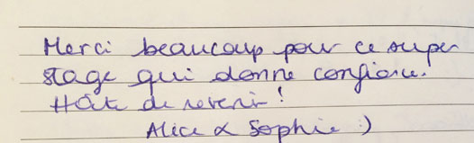 Témoignage d'Alice et Sophie sur les stages Groupe Réussite au lycée