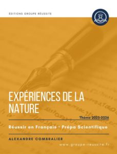 Livre expériences de la nature de Groupe Réussite