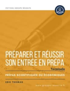 Livre de maths terminale pour la prépa CPGE