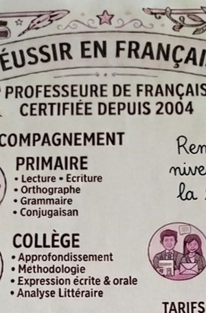 Claudine prof de cours-particuliers de français à Tarare